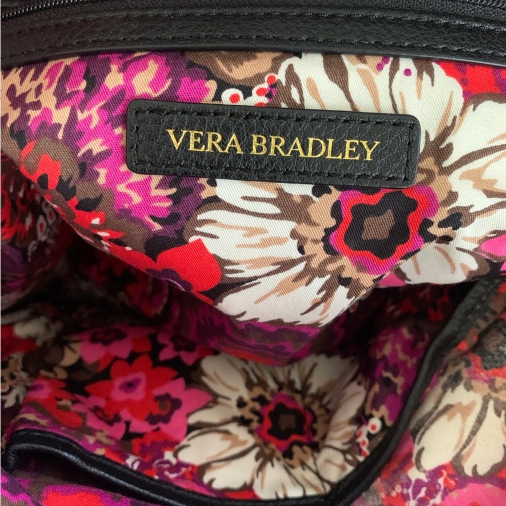 Vera Bradley Black Large Tote - Picture 3 of 8